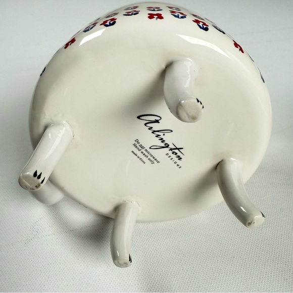 Arlington Designs Cute Cat White‎ Ceramic Mug with Floral Design - Picture 2 of 9